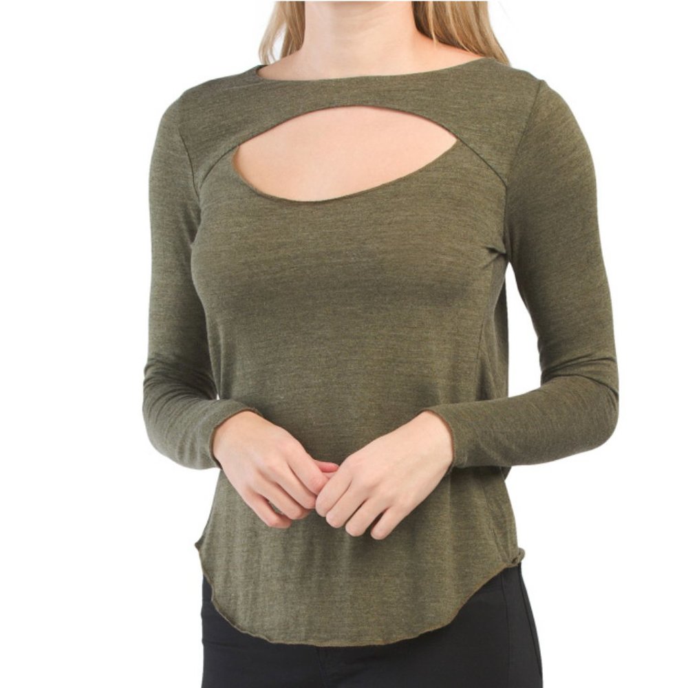 Chaser Vintage Triblend Front Vent Drape Back S - Picture 2 of 7
